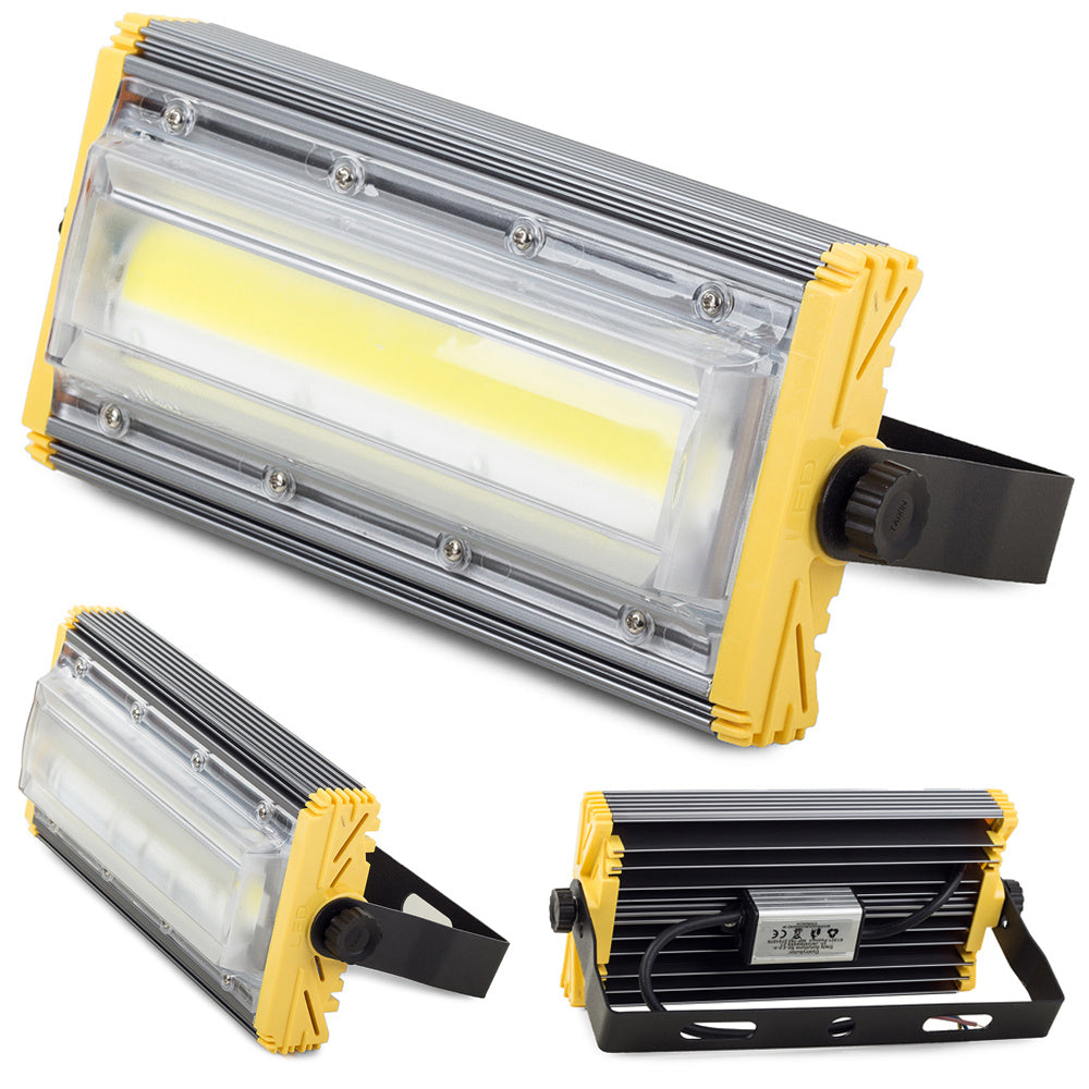 Led Cob 50w Projektør  Kraftig Og Bred Belysning