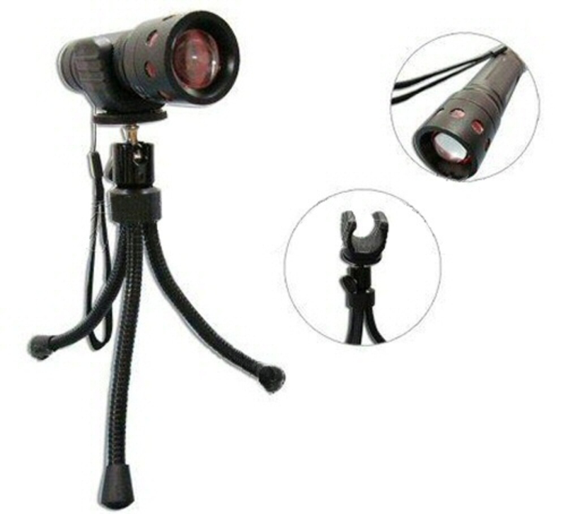 Led Cree-lygte På Tripod