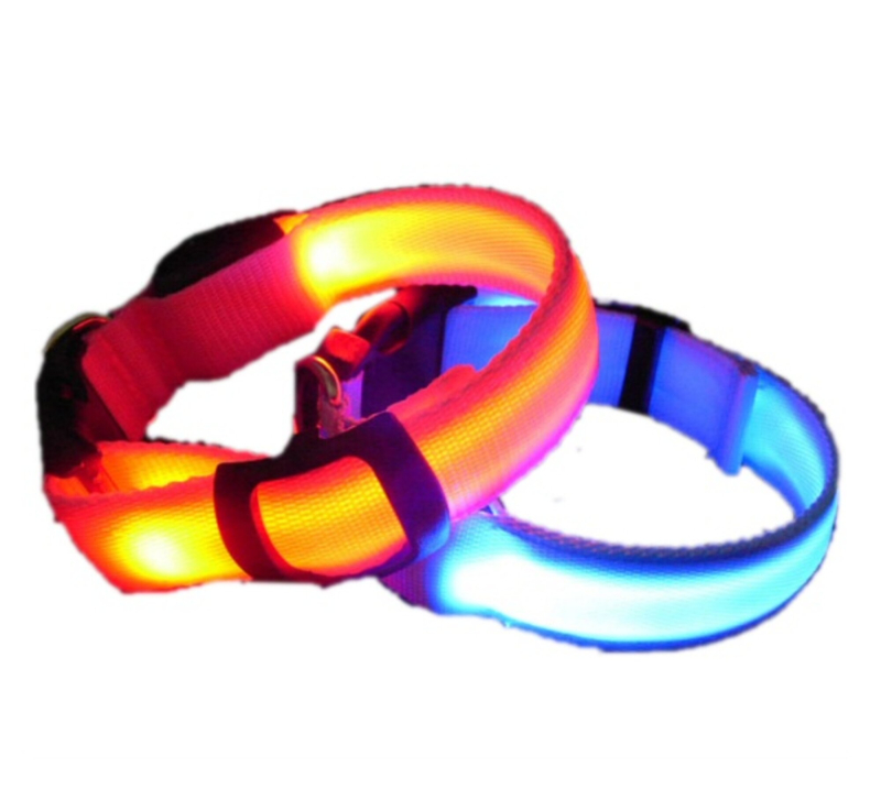 Led Hundehalsbånd    Farver  Medium