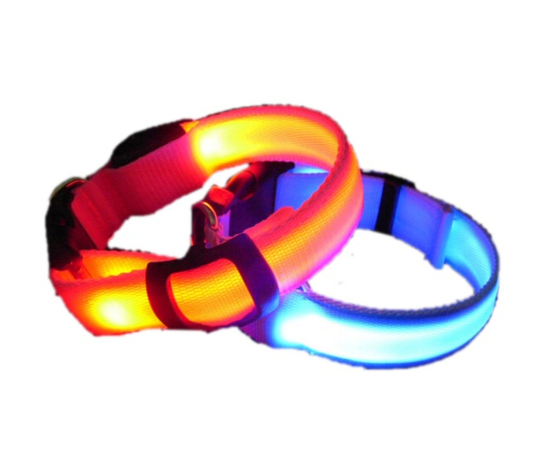 Led Hundehalsbånd    Farver  Small