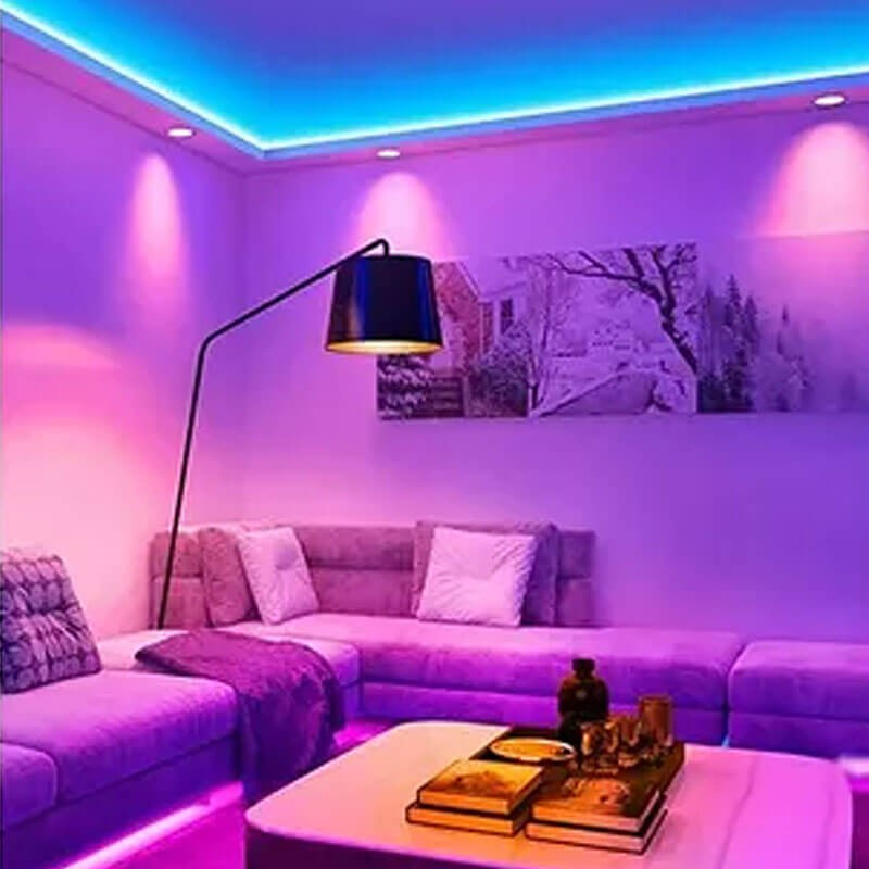 Led Strip Lyskæde 5m Med Nye Funktioner  Rgbic