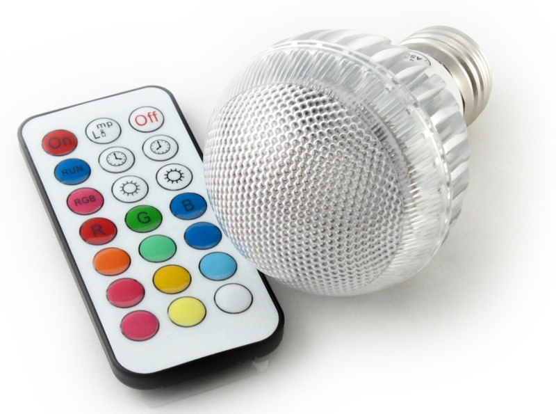 Led-pære    Mio  Farver  Fjernbetjent