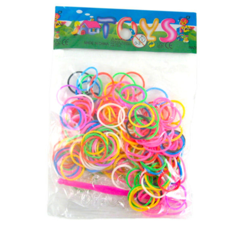 Loom Bands Mix  200stk    Clips Og Nål