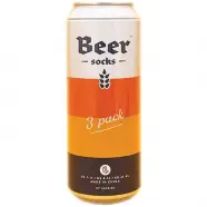 Luckies Of London Beer Socks   Pack Str  41-45 Strømper