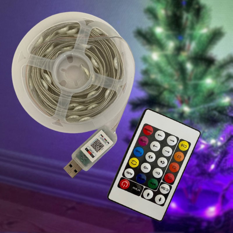 Lyskæde Med Flere Funktioner 50 Led 5m