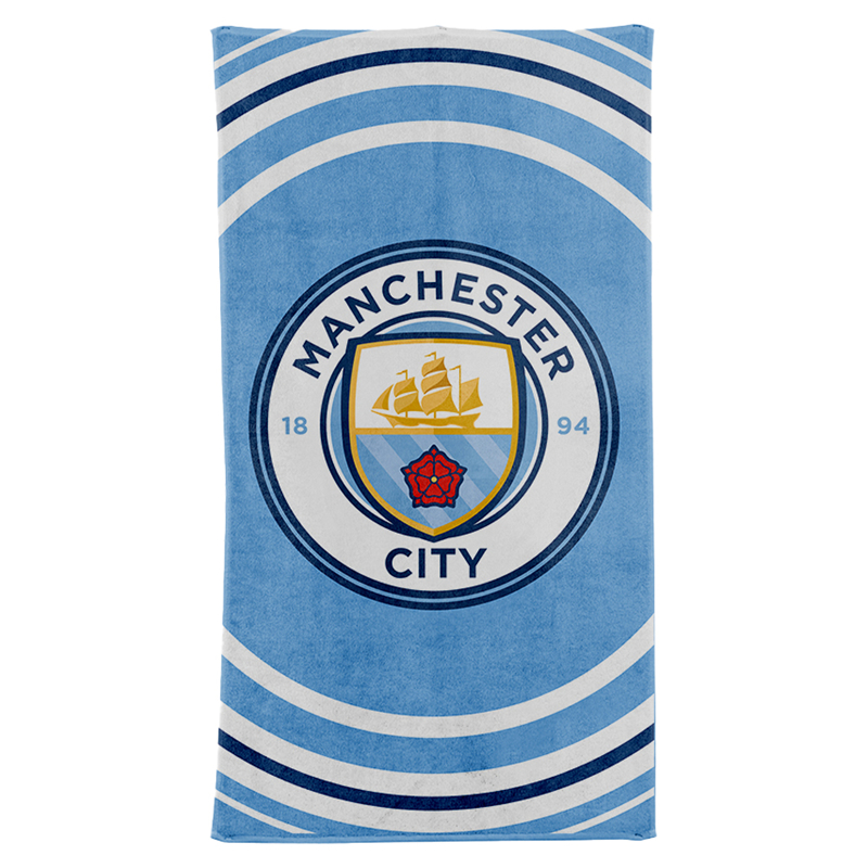 Manchester City Badehåndklæde 70   140 Cm