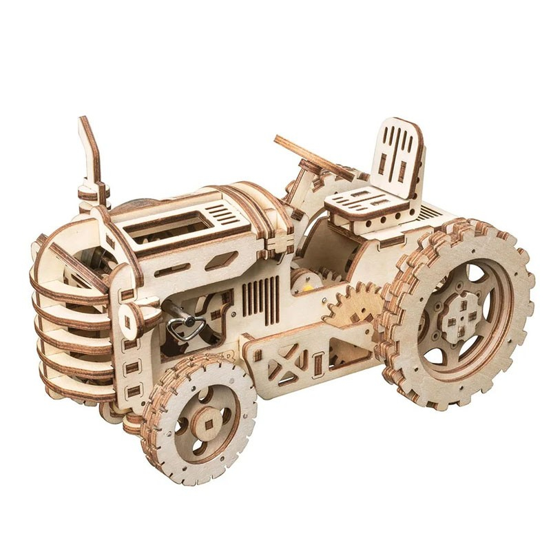 Mekanisk Traktor 3d Puslespil Fra Rokrâ   Lk401