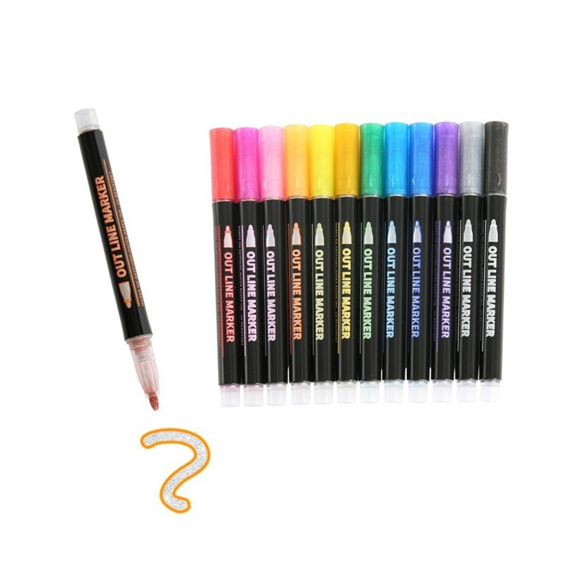 Metallic  Glitter  Tusser     12  Stk