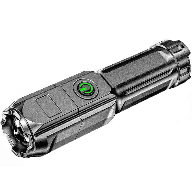 Mini Zoom Lommelygte  Genopladelig