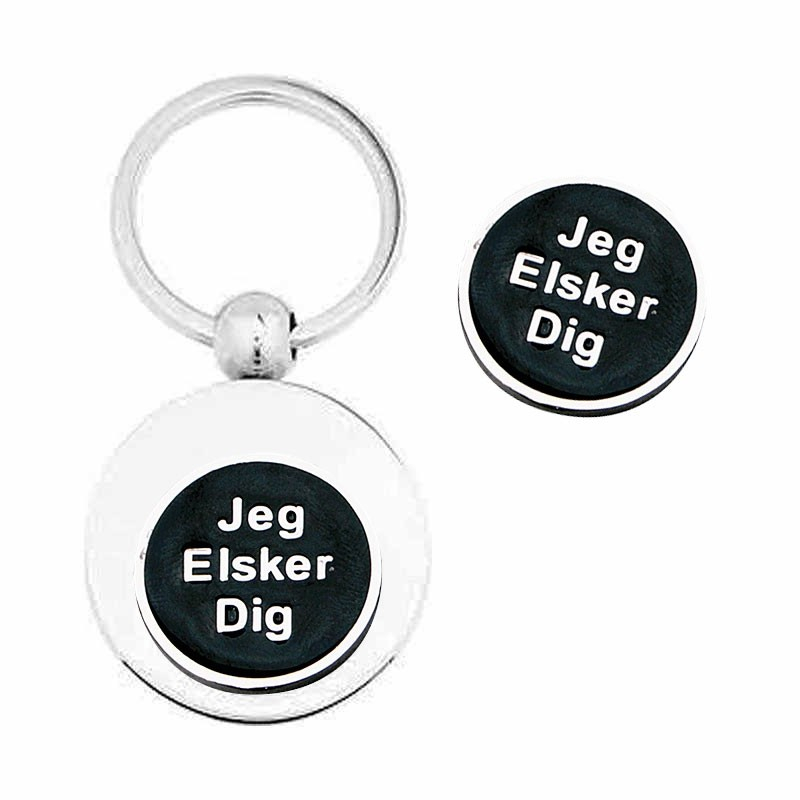 Nøgleringe Med Polet Jeg Elsker Dig