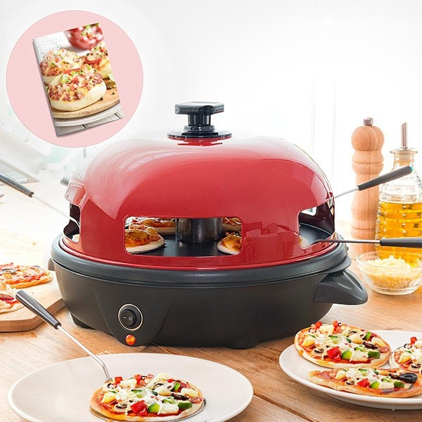 Ovn  Til  Mini-pizzaer    Rød Sort     700w