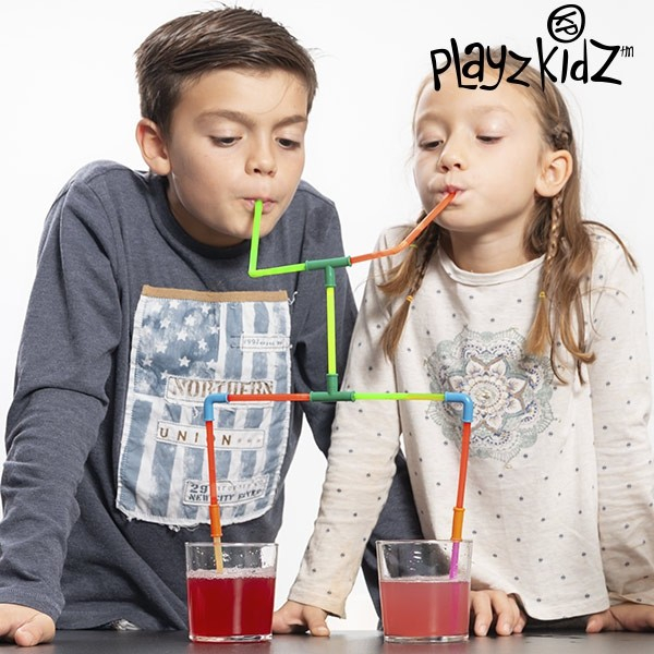 Playz  Kidz  Sugerørsspil   194  Stykker