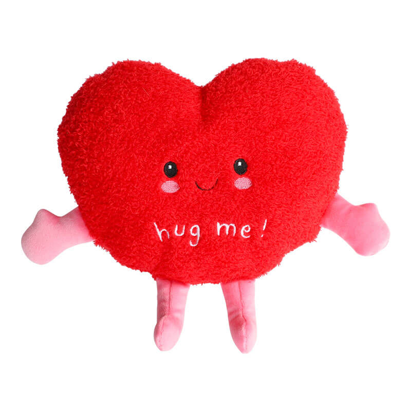 Plush Hjerte Bamse  Quot Hug Me Quot  13 Cm