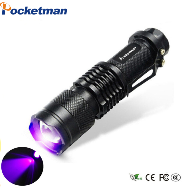 Pocketman Uv Cree Lommelygte  395nm Nyhed
