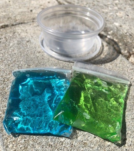 Slime  Blå  Og  Grøn