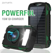 4smarts Solar Power Bank Rugged Titanpack Ultimag 20000mah Green