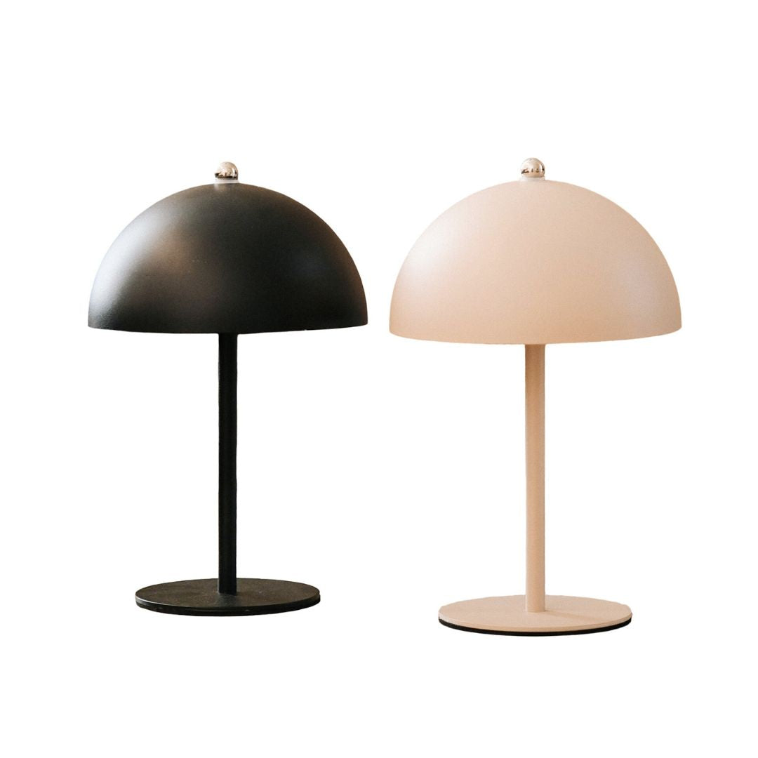 Touch Bordlampe  Trådløs Led Bordlampe Med Dæmper   Sort Eller Creme