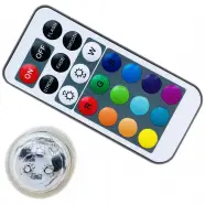 Vandtæt Led-lys   Fjernbetjening Multi Color      Multi Color Led   Remote  Led-lys