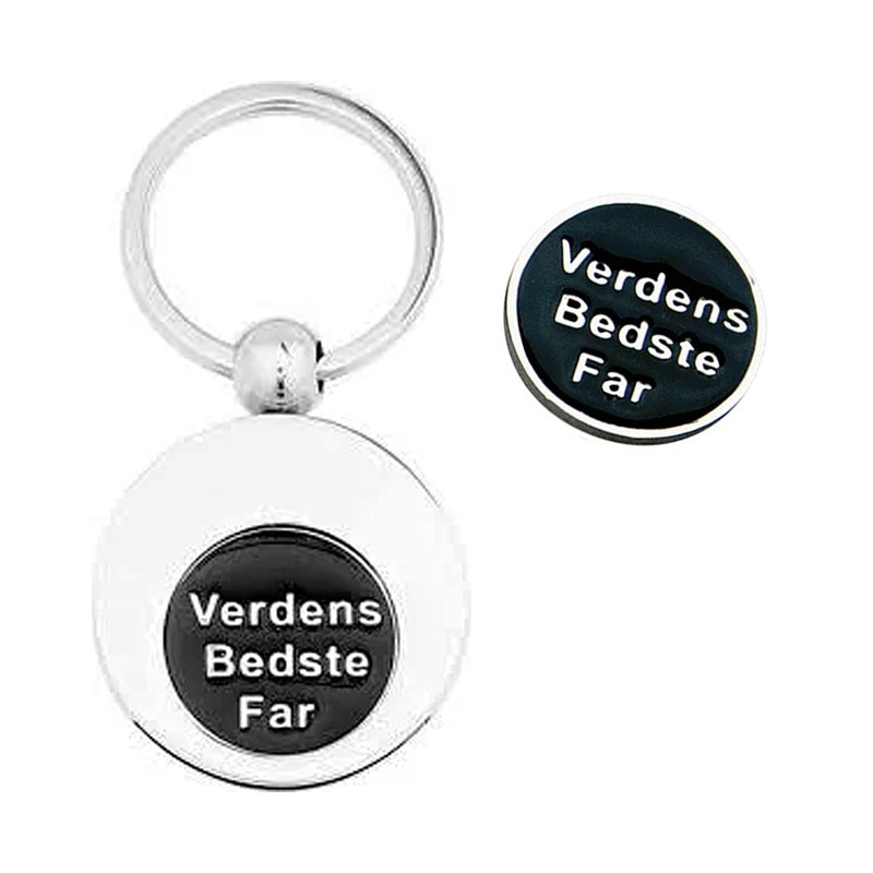 Verdens Bedste Far Nøglering Med Polet