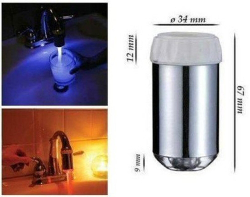 -farvet Led Vandhane