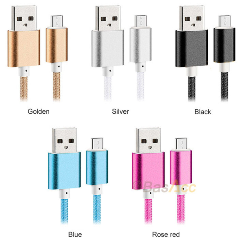 Bastec Lightning Usb Kabel 1m    Farver