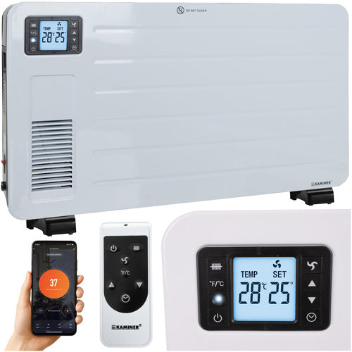 El Radiator 2300w Wi-fi  Fjernbetjening Og Turbo Varmefunktion