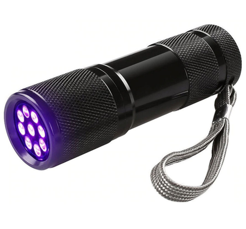 Led Uv Lommelygte 395 365 Nm