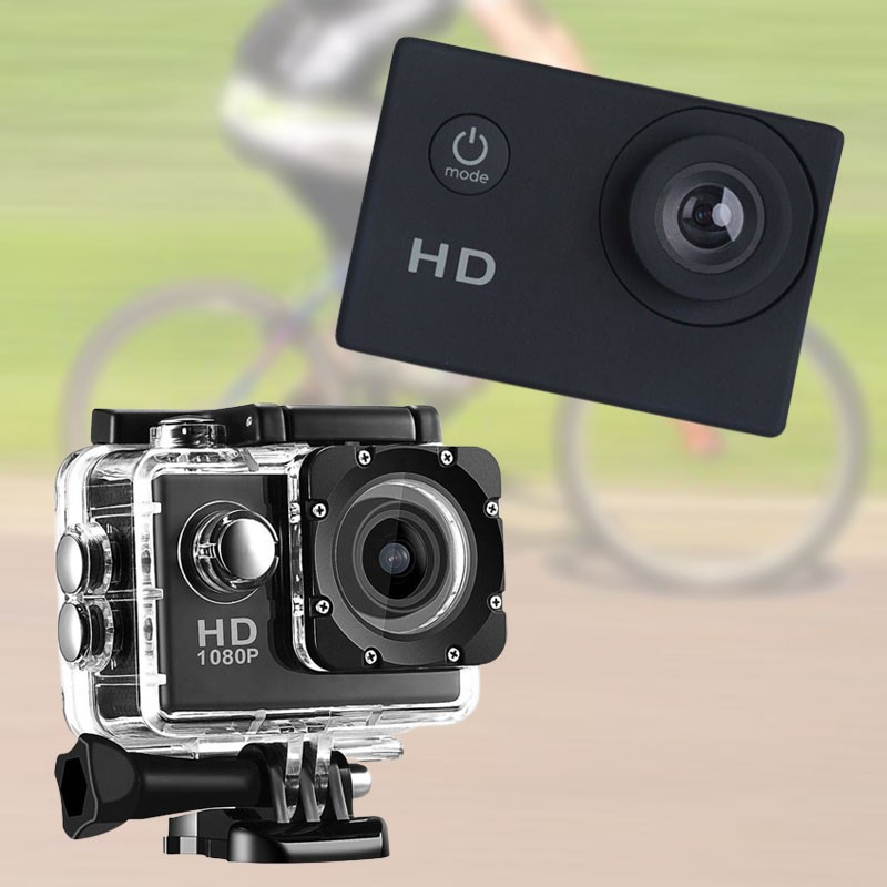 Action Kamera Hd 720p 1080p Med Vandtæt Etui