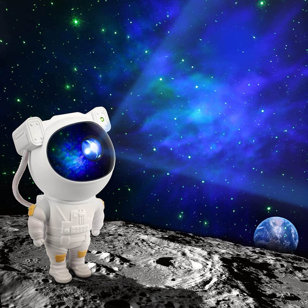 Astronaut Nattehimmel Lampe