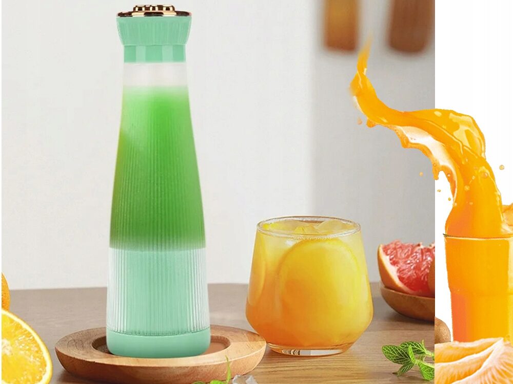 Bærbar Blender Til Perfekt Smoothies Oplades Via Usb