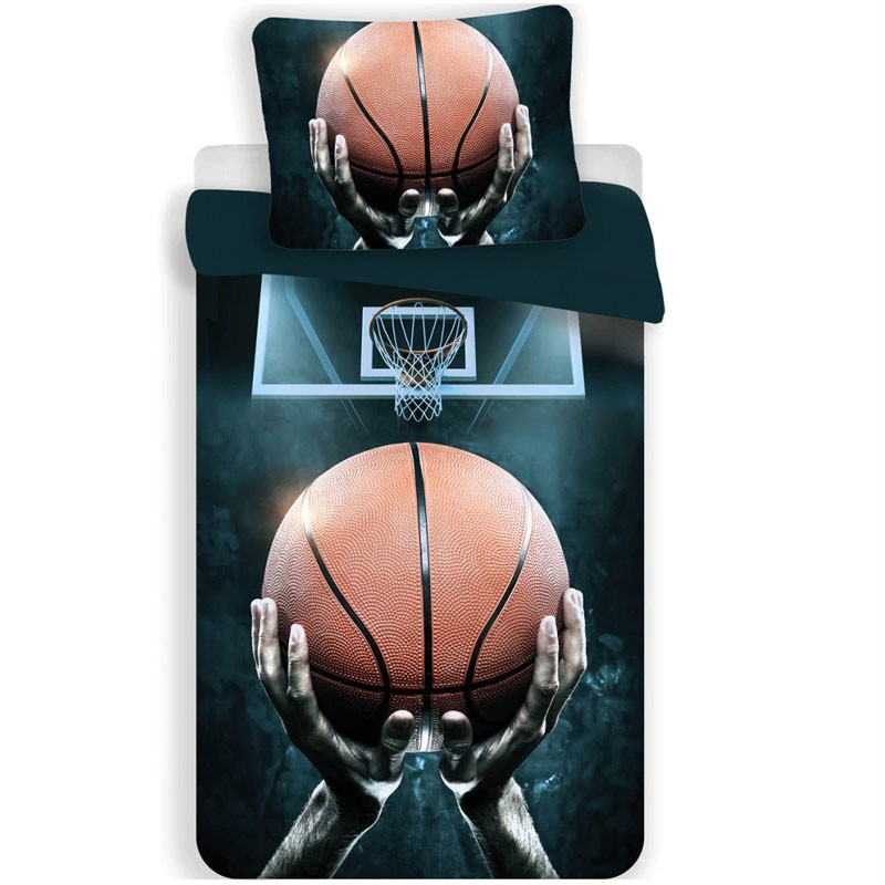 Basketball Sengetøj 140   200 Cm