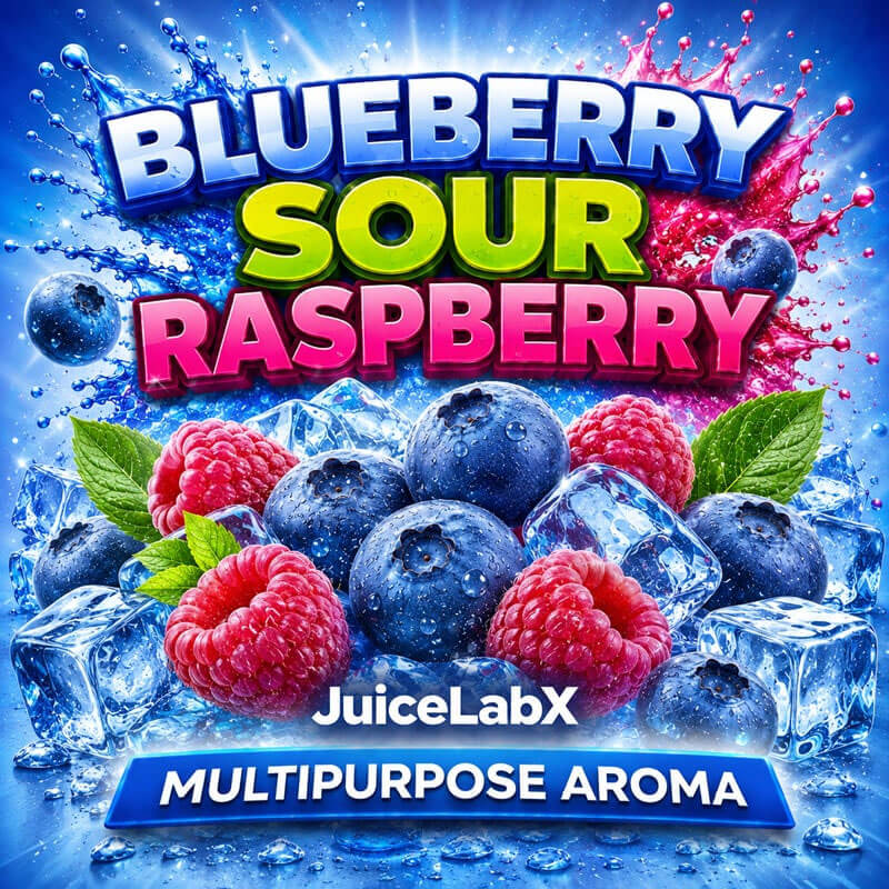 Blueberry Sour Raspberry Fra Juicelab   30 Ml