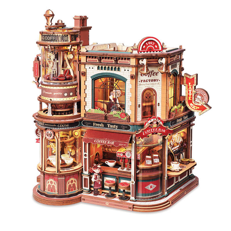 Dream Coffee Factory 3d Puslespil Fra Rokrâ   Eab02