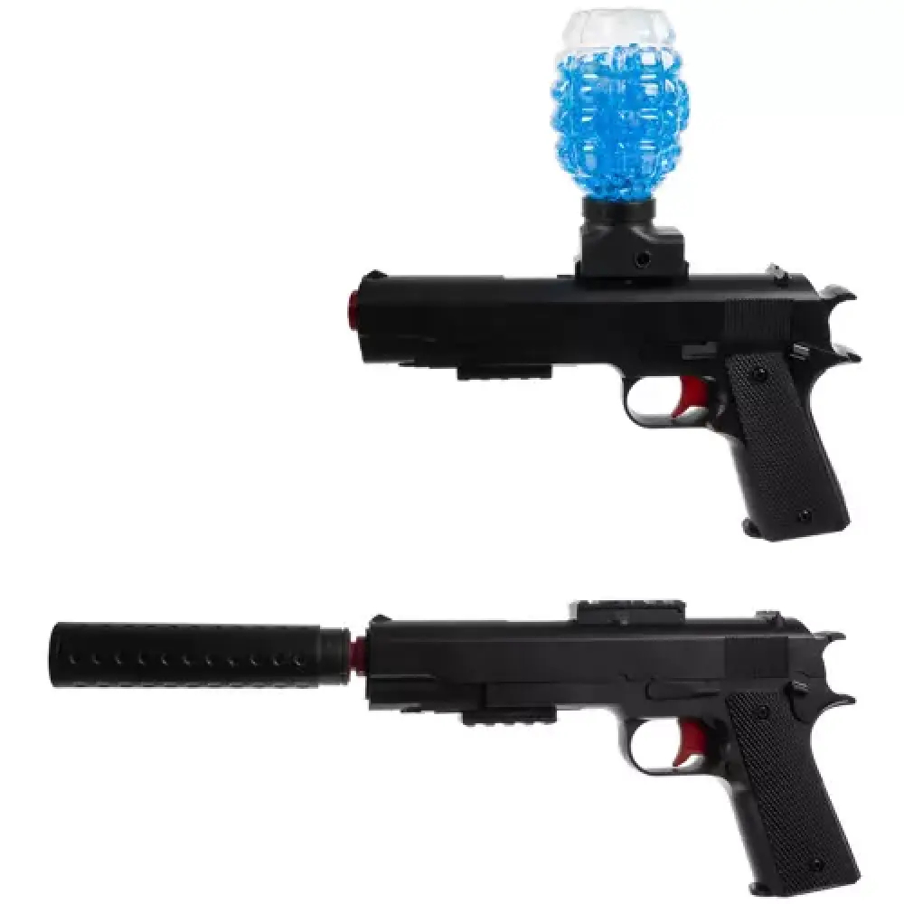 Gel Blaster Pistol Til Gel Kugler Og Skumpile Sort