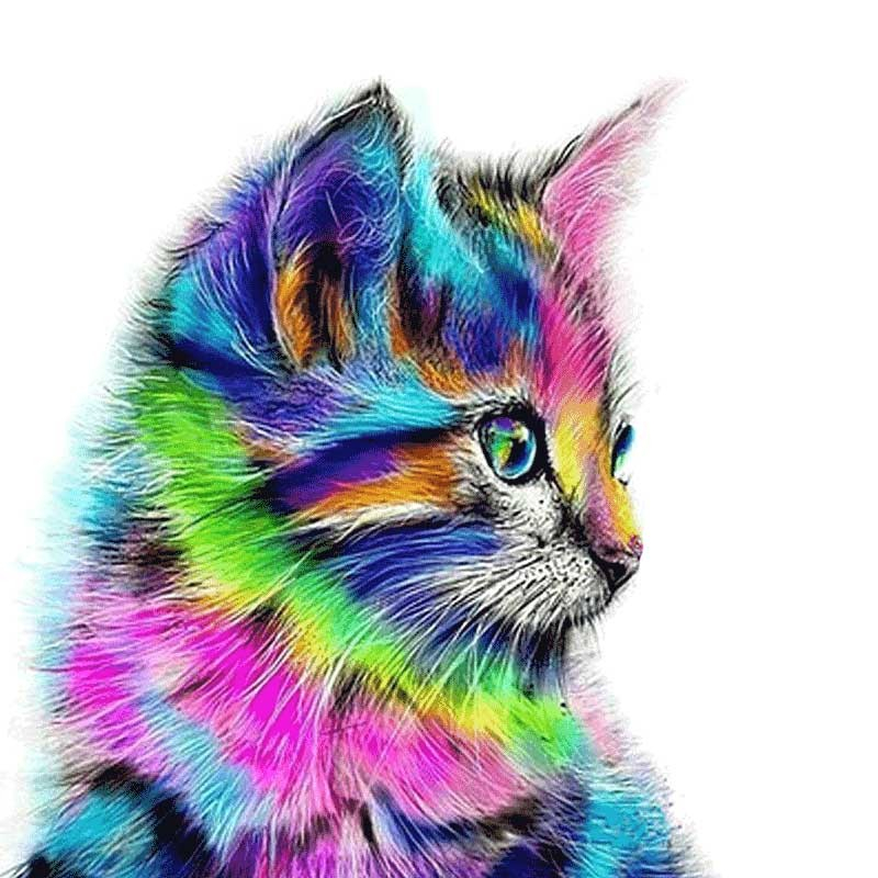 Katte Motiv 5d Diamond Paint   40   40 Cm