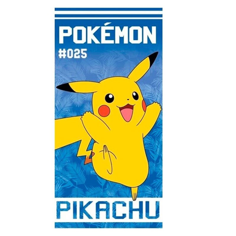 Pokémon Badehåndklæde Med Pikachu