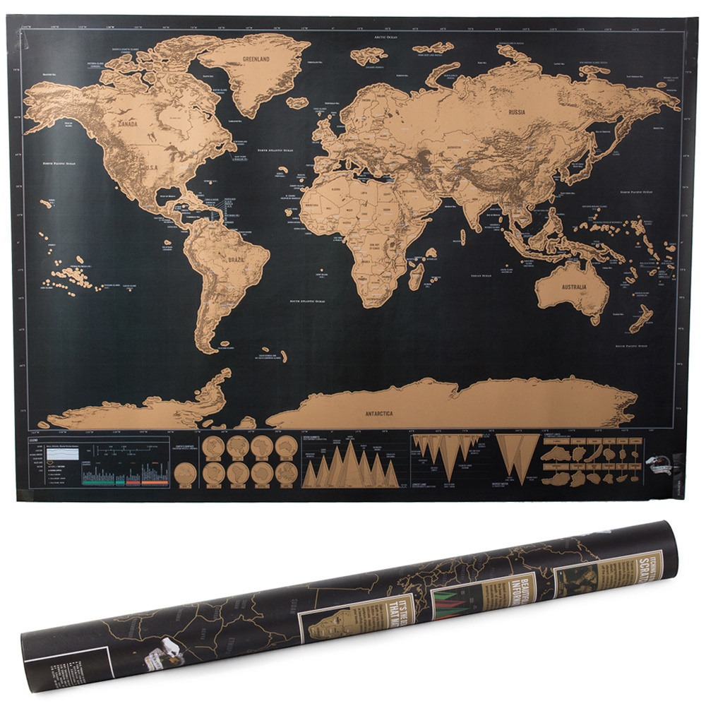Scratch  Map  Deluxe   Hold  Styr  På  Dine  Rejser