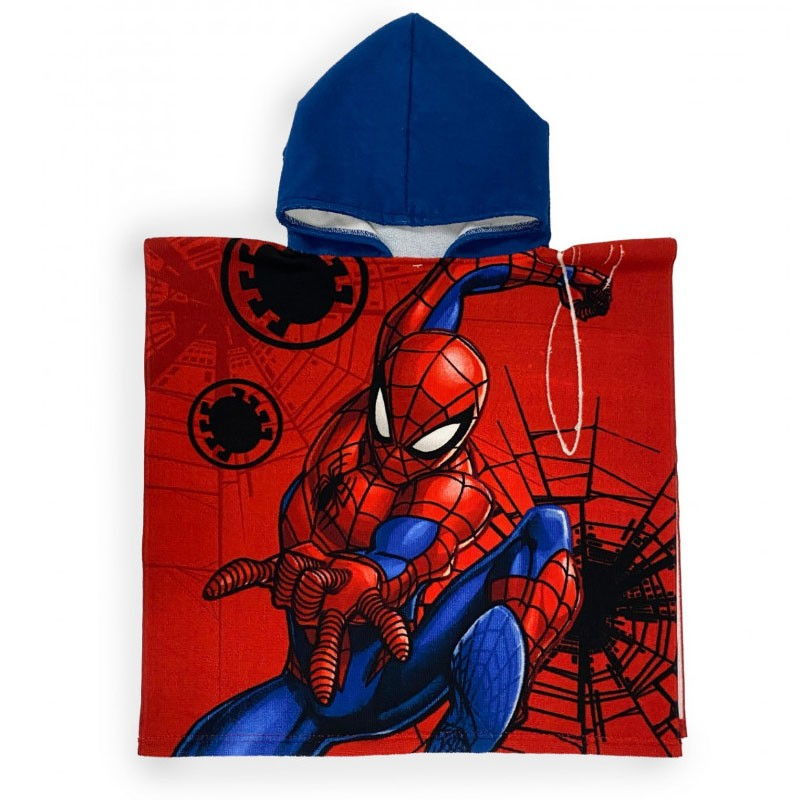 Spiderman  Poncho  Til  Børn