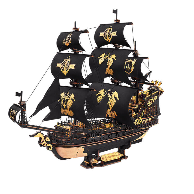 The Seahorse Barque Skib 3d Puslespil Fra Rokrâ   Mcb02