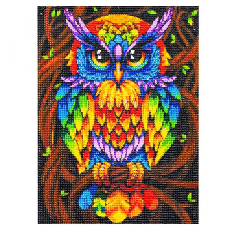 Ugle Motiv 5d Diamond Paint 30   40 Cm