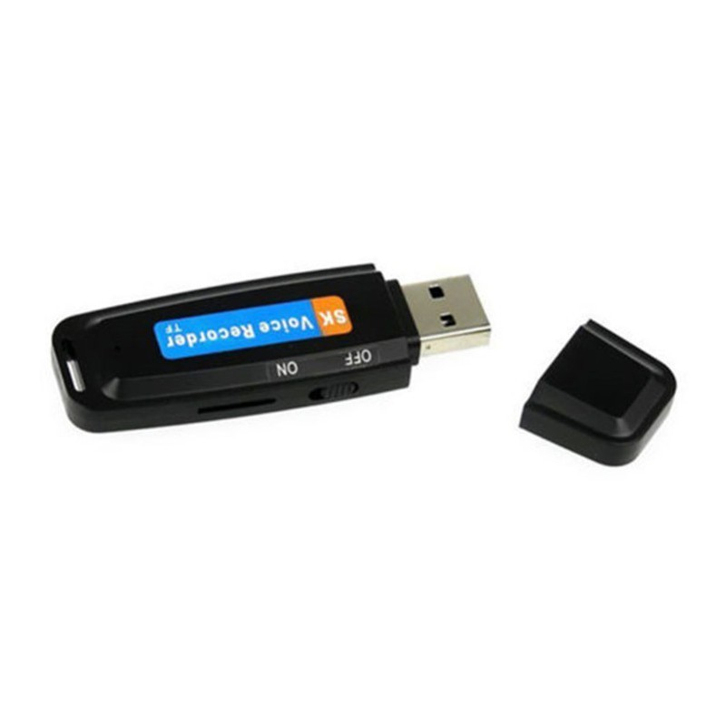 Usb  Mini  Diktafon     Sort