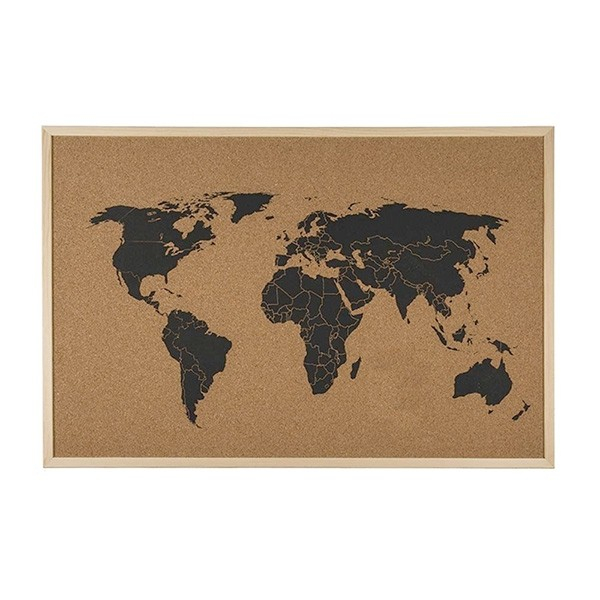 World  Map  Opslagstavle