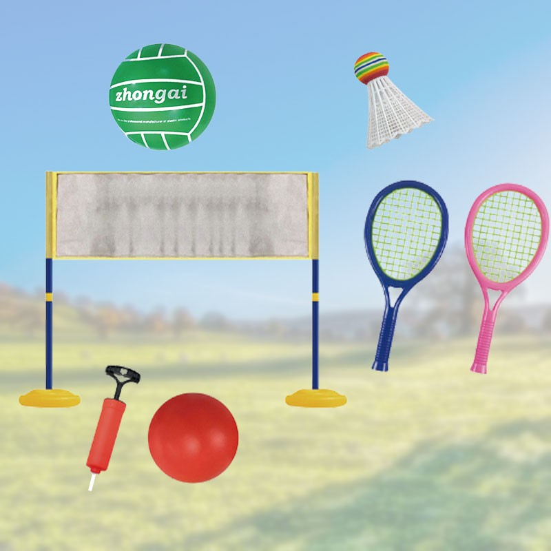 - -  Sæt   Badminton Og Volleyball